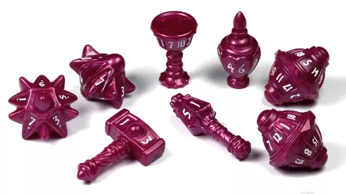 PolyHero Cleric 8 Dice Set - Healing Heart