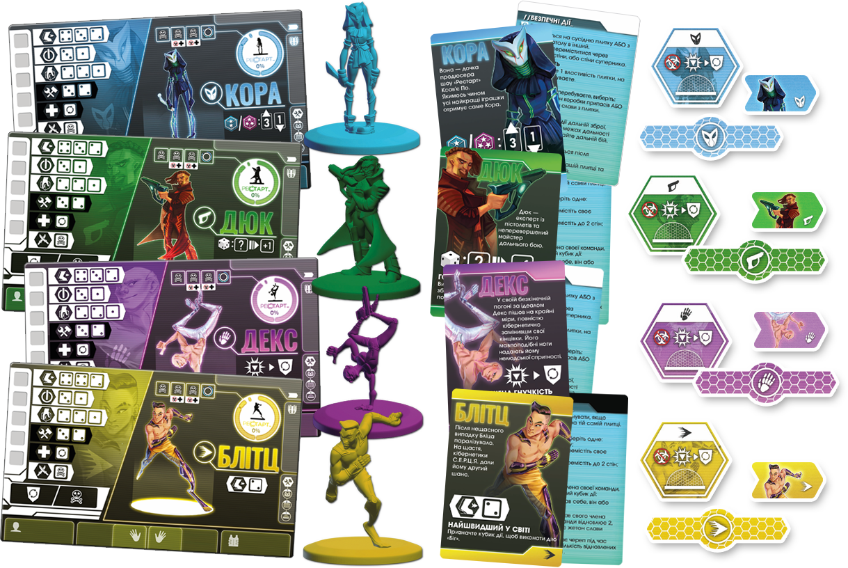 Настольная игра Рестарт (UA) / Reload (UA)