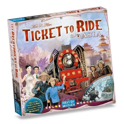 Дополнения к игре Ticket to Ride: Team Asia & Legendary / Билет на Поезд: Азия