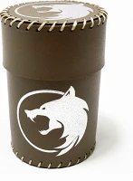 Аксессуар Чаша для кубиков Волк (коричневая) / Dice cup Wolf brown