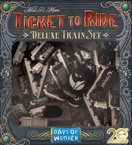 Промонабор для игры Билет на поезд 5 (черный) / Ticket to Ride: 20th Anniversary Deluxe Train Set