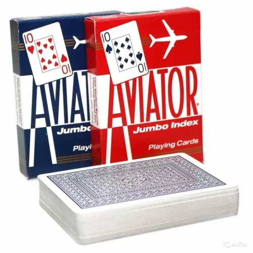 Покерні карти Aviator (Jumbo Index)