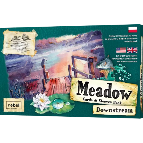 Meadow: Downstream - Cards & Sleeves Pack / Поляна. По течению - Набор протекторов и карт