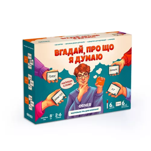 Настольная игра Угадай, о чем я думаю