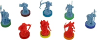 Война Кольца: Цветные базы (War of The Ring Colored Plastic Rings - Core Set)