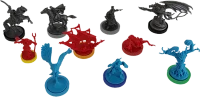 Война Кольца дополнение: Цветные базы (War of The Ring Colored Plastic Rings - Expansion)