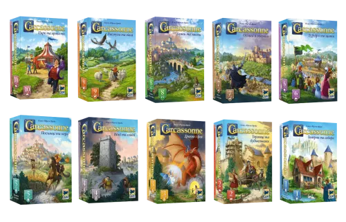 Набор дополнений к игре «Carcassonne» (UA)