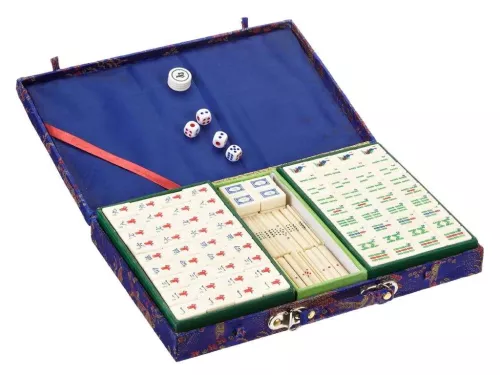 Отзывы о игре Маджонг бамбук в кейсе обшитый тканью (Mah Jongg Philos 3161)