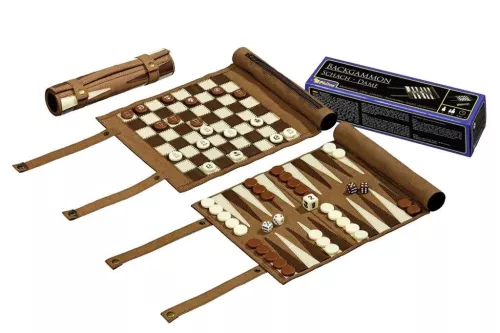 Настольная игра Походный комплект Шахматы-Шашки-Нарды (Philos 2801)
